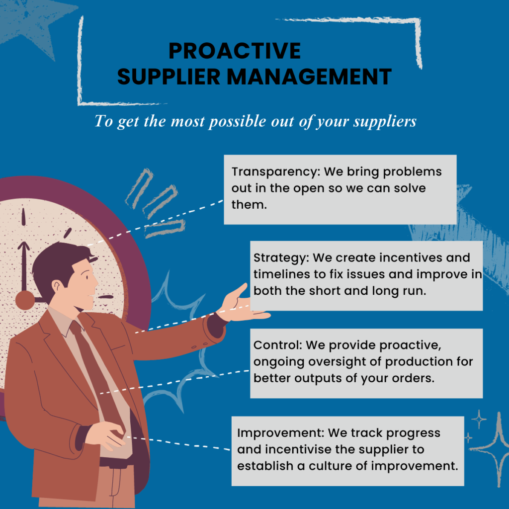 What is proactive supplier management?