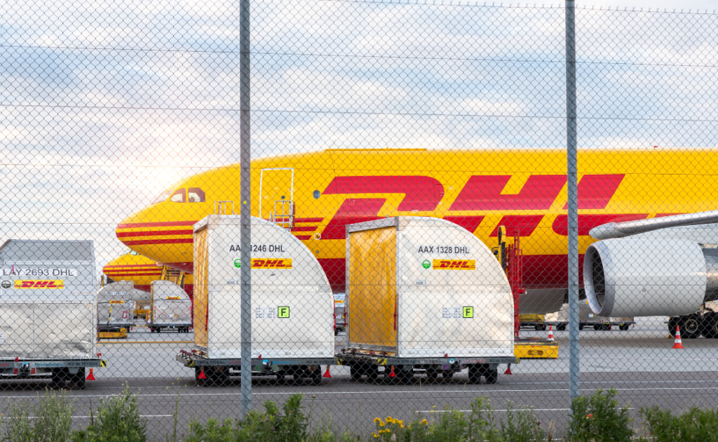 Express shipping from China by DHL